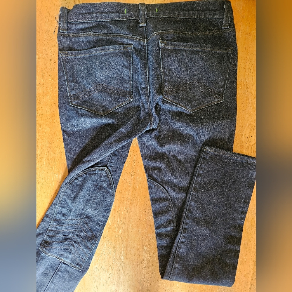 J Brand Suzuki Stinson side knee patch Denim Motorcycle Skinny Stretch Jeans EUC - Picture 5 of 11